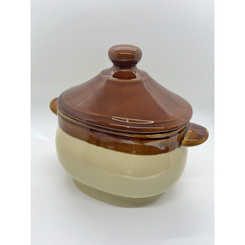 Vintage Oven Proof Country Wheat Gravy Tureen with Lid (No Ladel)